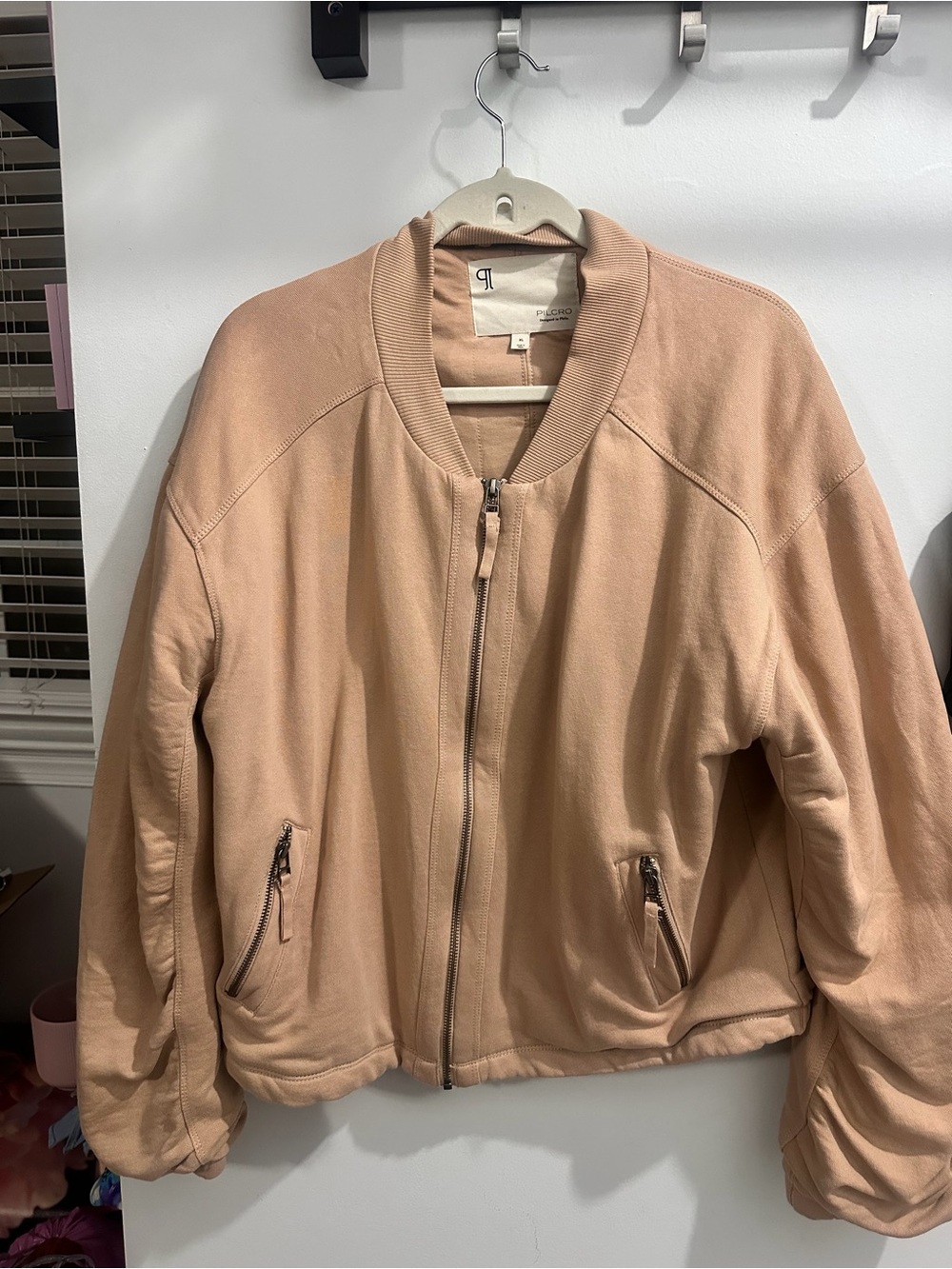 Pilcro Neutral Bomber Jacket